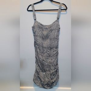 Urban Outfitters Trippy Checker Mini Dress